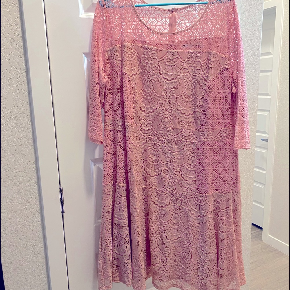 Pink dress size 3x